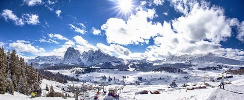 Santa Cristina Val Gardena in inverno