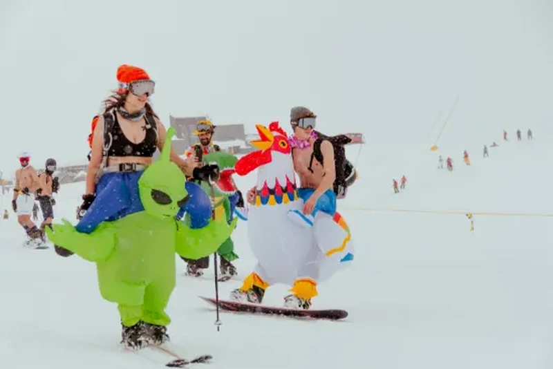 sciare a Cervinia in primavera - sci e attività sulla neve