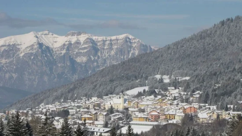 Alpe Cimbra con bambini - panorama invernale